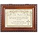 Cottage Garden to Our Pastors Wife Woodgrain Inspirational Traditional Music Box Plays Amazing Grace