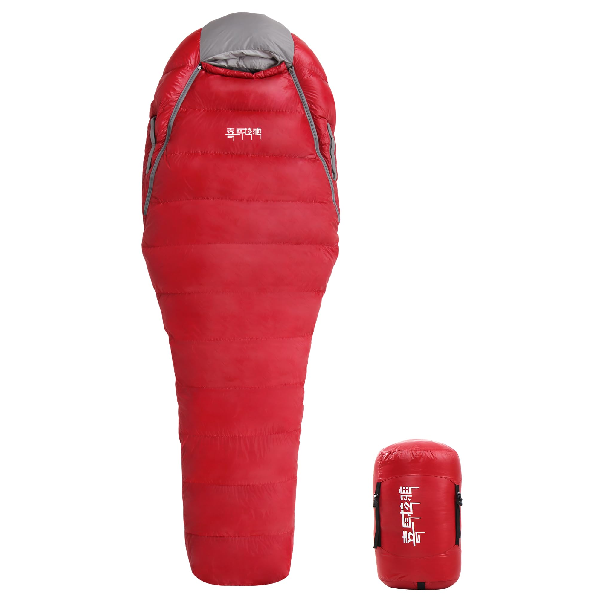 Photo 1 of ???? Goose Down Sleeping Bag for Adult, -30°F/-5°F/5°F/35°F, All-Wrap, with Hand Openings, Cold Weather, Compact, Portable Backpacking Hiking 0 Degree Camping Sleep Bag(-5°F)