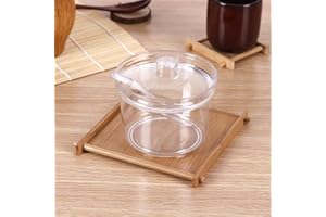 Clear Acrylic Sugar Bowl Spice Jar Salt Storage Jar Seasoning Pot with Lid Spoon Pepper Bowl Condiment Dispenser Container (7