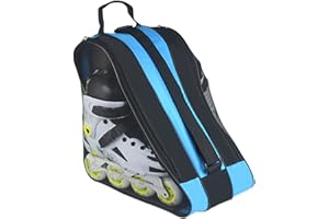 GOOYULE Adjustable Shoulder Strap Skate Bag - Large Capacity, Breathable, Fits Quad, Inline, Ice & Roller Skates and Accessories