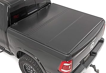 Amazon Com Rough Country Hard Tri Fold Fits 2019 2021 Ram Truck 5 7 Ft Bed No Rambox Truck Tonneau Cover 45305550 Rough Country Automotive