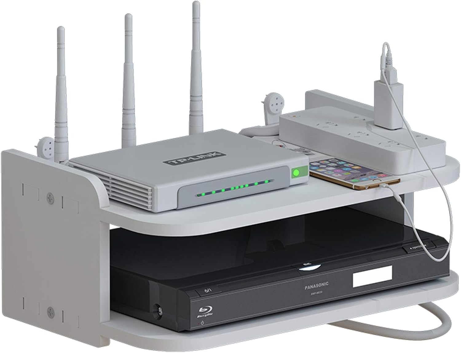 Minmi Floating Shelf,Floating Shelf For Tv Components,Wall SetTop Box