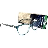 Foster Grant reading, glasses, Aviana, teal square shape. 1.50.