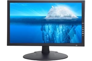 101 AV INC 101AV 18.5 LED Security Monitor HDMI up to Ultra HD 4K/8MP 3840x2160,VGA & BNC Input/Output Build in Speaker Audio Video Display VESA Compatible for CCTV DVR Home Office Surveillance 24/7