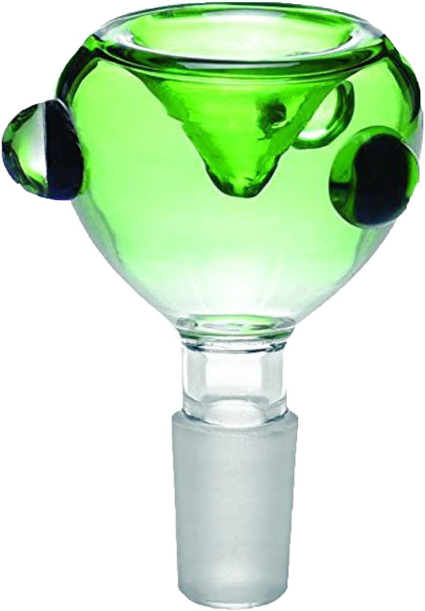 FARAR Glass Bowl 14.4 mm/18.8 mm Glass Accessories (14.4mm, Green)
