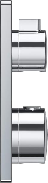 GROHE Grohtherm Thermostatic Shower Mixer Trim Set for 2 Showers - 35 600 view 3