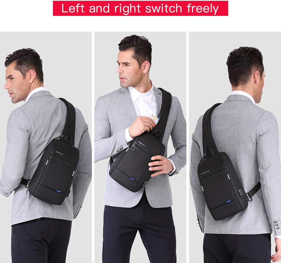 male chest bag