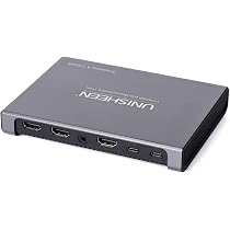 Amazon.com: Unisheen 4K 144FPS hdmi Capture Card-HDMI to USB 3.0 ...