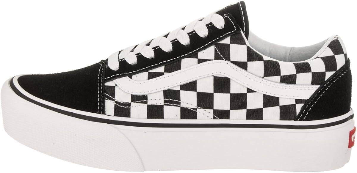 vans old skool platform checkerboard uk