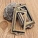 ISKYBOB 24 Pack Antique Label Holder Metal Name Card Frame for Furniture Cabinet Drawer Case,Bronze Color