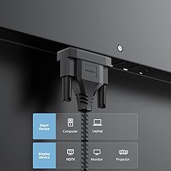 DteeDck DisplayPort to DVI Cable 6ft 5 Pack, DP