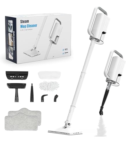 Amazon.com - Steam Cleaner, 6 in1 Rotated Steam Mop Cleaner with 2