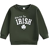 Ayalinggo St Patricks Day Baby Girl Boy Outfit Crewneck Sweatshirt Long Sleeve St Patricks Day Shirt Sweater Spring Clothes