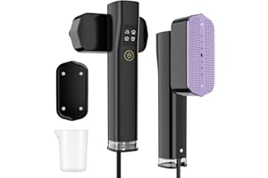 Travel Steamer for Clothes 1000W 110V Handheld Garment Steamer with LCD Display 15s Fast Heat Up Leakproof Design 3 Steam Levels with Portable Wrinkle Remover for Home, Dorm Hotel