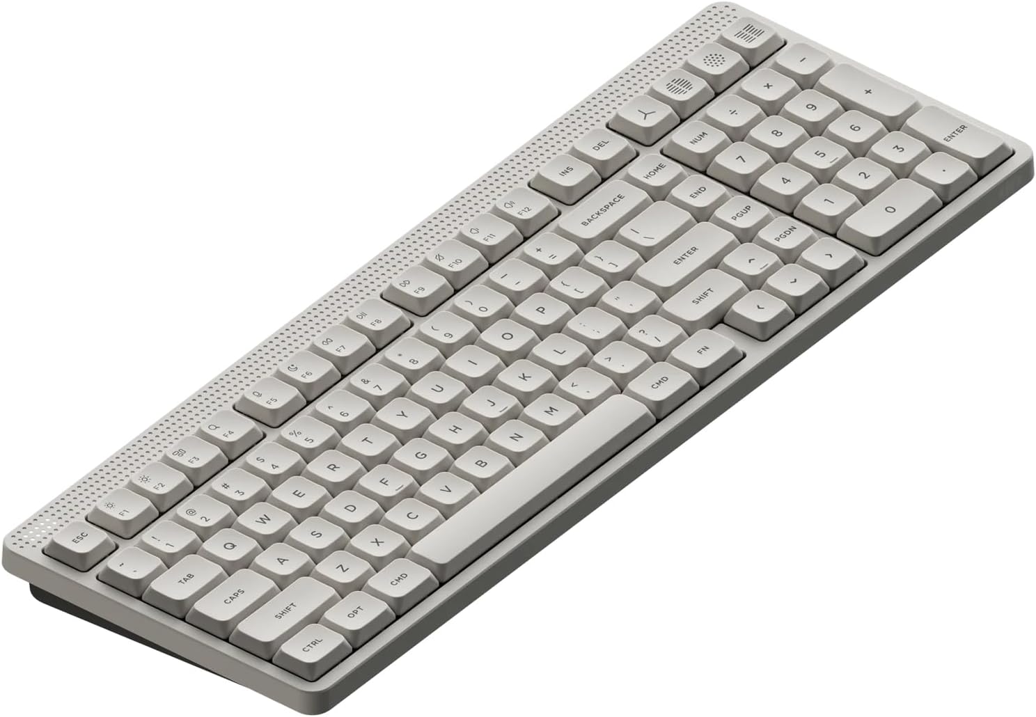 NuPhy Node100 Wireless Mechanical Keyboard, Hot Swappable Custom Low Profile Keyboard, 103 Keys Computer Gaming Keyboards, Supports Touch Gestures, PBT Keycaps, RGB Backlit, Bluetooth/2.4GHz/USB-C
