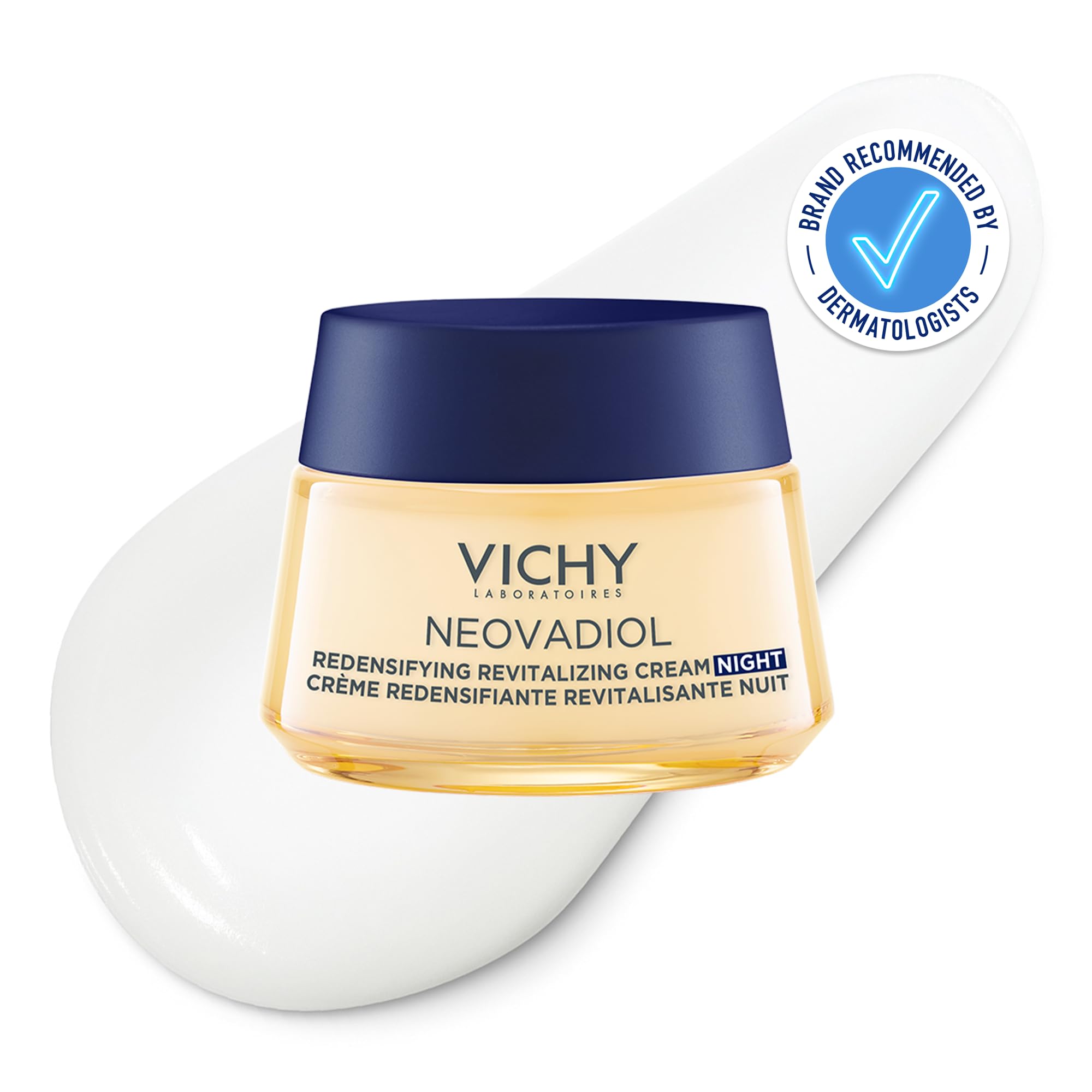 Vichy Neovadiol Redensifying Revitalizing Night Cream, For Dry Skin, Soothe Symptoms of Peri-Menopause, 50ml