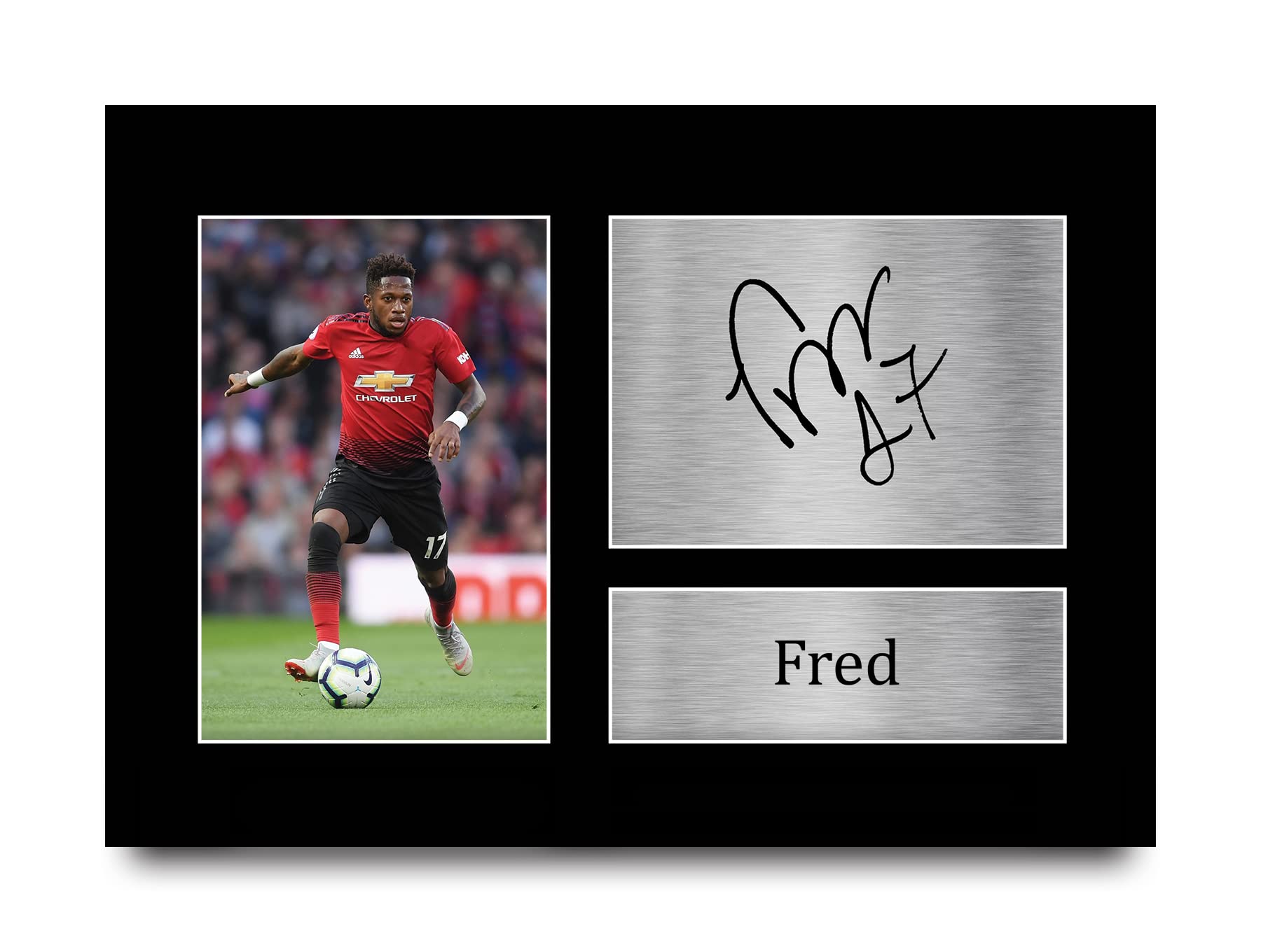 HWC Trading Fred Gift Signed A4 Printed Autograph Gifts Photo Display