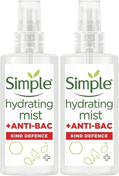 Simple Hydrating Mist + Anti-Bacterial Protect Mist 125ml 2 Pack