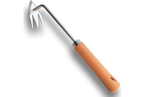 SHANFEEK Weed Puller Weeding Artifact Uprooting Weeding Tool Garden Rake Claw Weed Remover Tool Hoe Gardening Hand Tools with