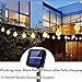 Outdoor Solar String Lights 60LED 33FT Crystal Globe Balls Patio Lights with 8 Modes Waterproof Solar Powered Lights for Garden Xmas Yard Home Party Porch Wedding Christmas Trss Decor (Warm White)