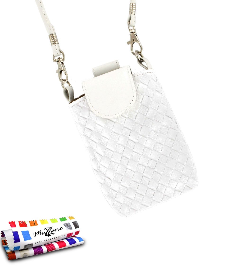MUZZANO Original CityPoche Premium Pouch for Samsung Galaxy Nexus/I9250 - White