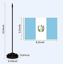 Guatemala Flags Guatemalan Desk Flags Set Small
