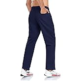 Rapoo Men's Lightweight Pants with Zipper Pockets Quick Dry Workout Athletic Travel Pants