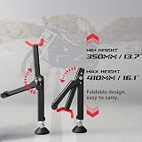 JFG RACING Motorcycle Rear Wheel Stand Foldable Paddock, Universal Red view 3