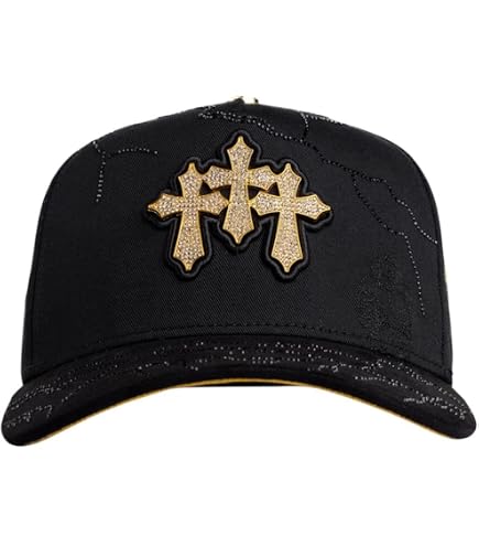 Amazon.com: XCAP NY 3 Cruces Black - Premium Cap for Men and Women