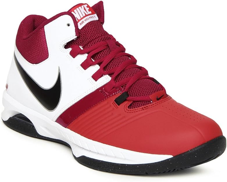 nike red basketball shoes