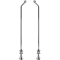 Kingston Brass CC2091 Brass Claw Foot Bath Drain, 27-Inch,Polished...