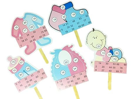 BabyShower Themed Tambola Tickets Made by Smriti Singhania (15pc Set) Ideal for Parties