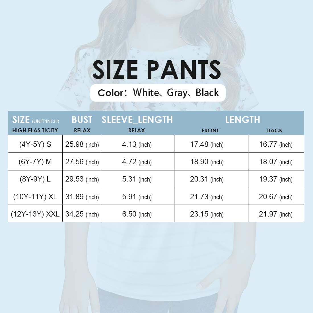 Dokotoo Girls Short Sleeve Shirts Sweat Girls' Tops, Tees & Blouse: Clothing