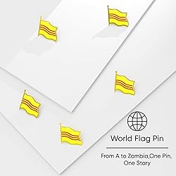 South Vietnam Flag Lapel Pin - Enamel Metal