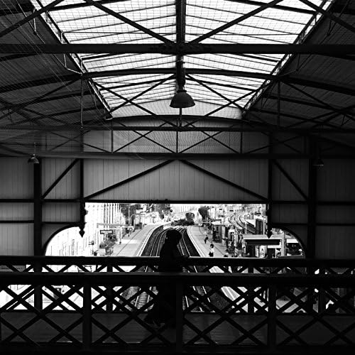 Street Photography, Black And White, London, London Print, West Brompton, City Prints, Square Prints, Silhouette Art, Photo Print, Unframed