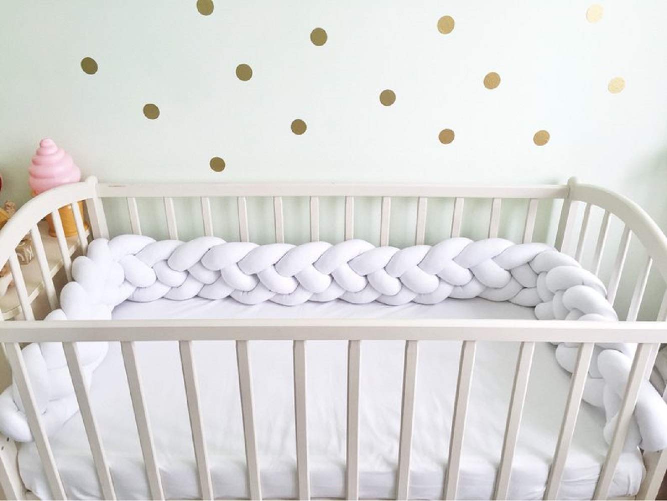 braided crib bumper safety