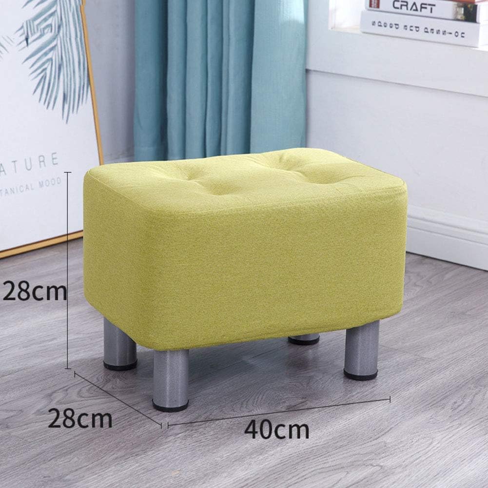 YUMUO Otomano,Taburete Lavable Mesa Lateral De Reposapiés Banqueta