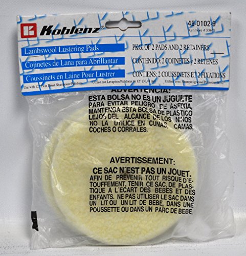 Koblenz Floor Scrubber Lambs Wool Buffing Pads KO-2400
