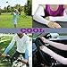 JueDi Sun Sleeves Cooling Arm Sleeves with Hand Cover with Thumb Holes UV Protection for Child&Adult Men&Women Outdoor Sports Golf Cycling Driving Gardening SPF50+ 1Pair Black