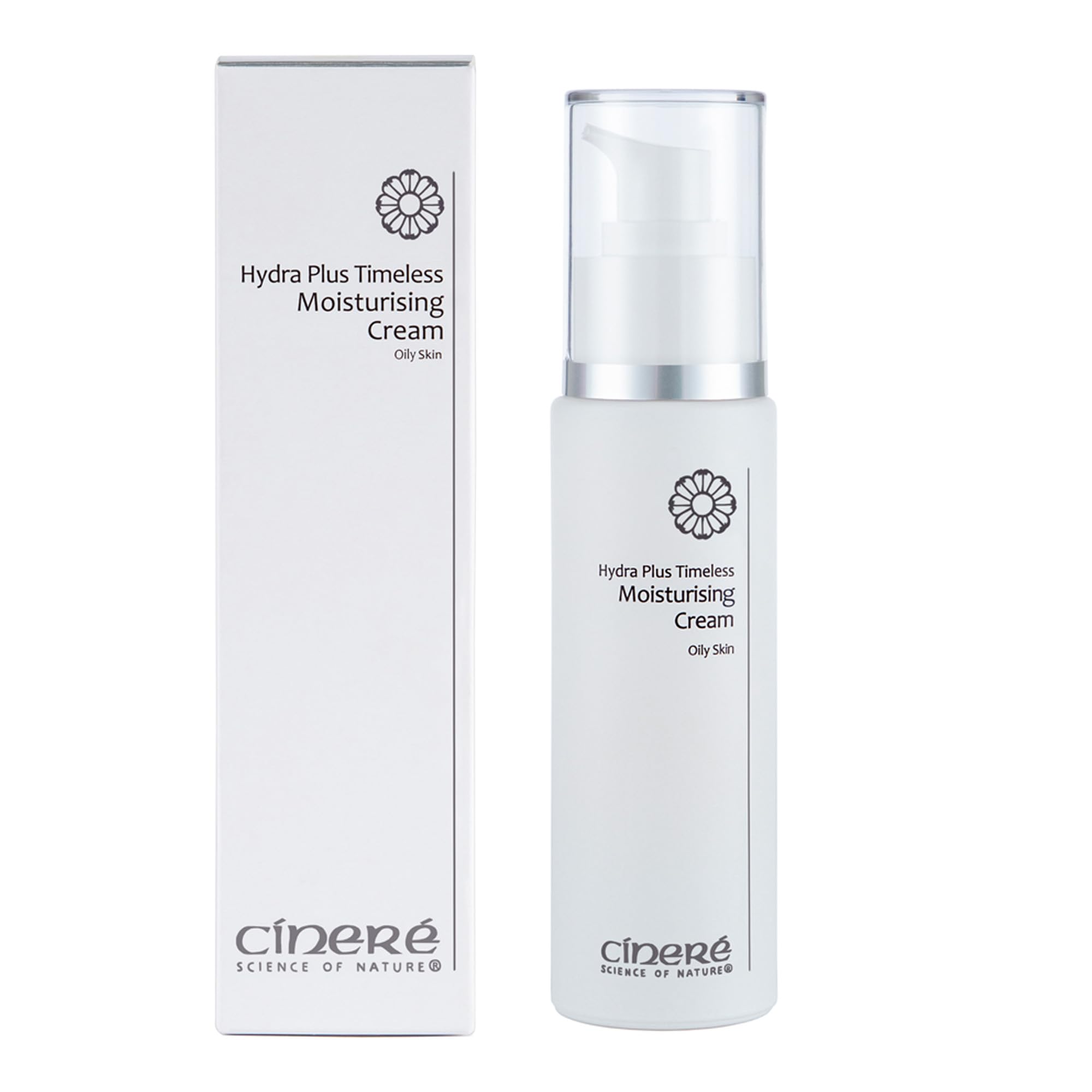 Cinere Hydra Plus Moisturising Cream for Oily Skin 50ml | Lightweight Daily Face Moisturiser | Oil Control & Pore Minimiser | Hydrating & Mattifying Cream | Non-Greasy, Non-Comedogenic Formula