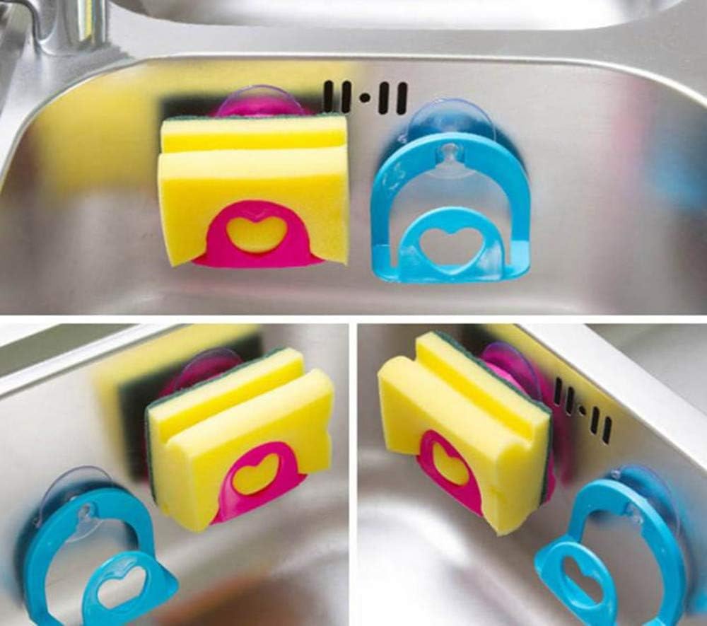 Hpybest Multi-functional Bathroom Shelf Towel Soap Dish Holder Kitchen Sink Dish Sponge Drain Storage Holder Rack Robe Hooks Suction Cup