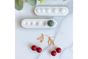 KEOKER Polymer Clay Bead Hole Maker - Piercing Tool for Drilling Holes in Clay Beads (5 Sizes)