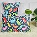 MHJY Toddler Pillowcase, 2 Pcs Soft Fleece Kids Pillow Cover Envelope Travel Pillow Case, Fits 13