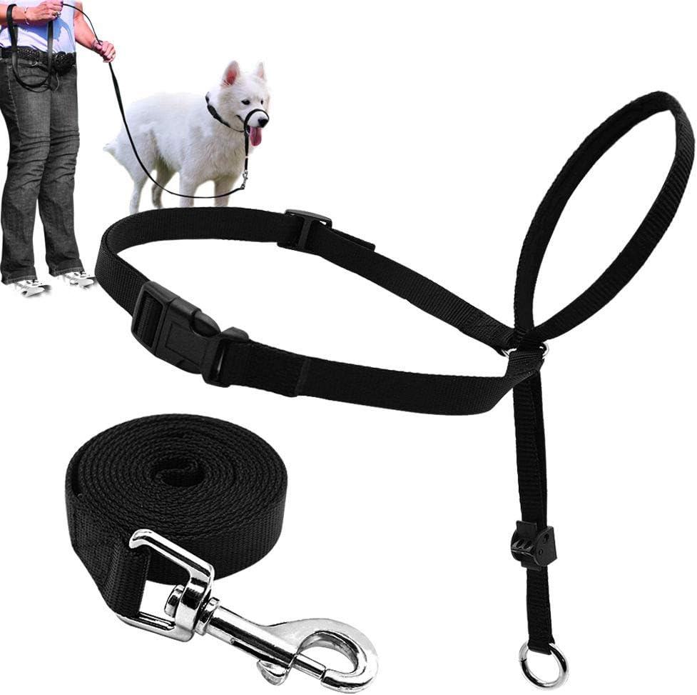 Barkless Dog Head Collar, Adjustable 