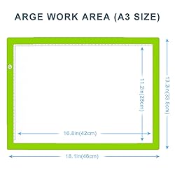 LitEnergy A3 LED Copy Board Light Tracing