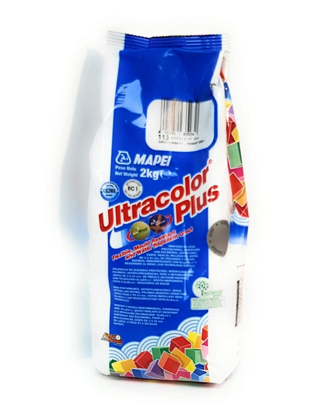 Mapei 113 UltraColor Plus Cement Grey Grout 2kg
