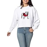 chicka-d NCAA womens Corded Boxy Pullover