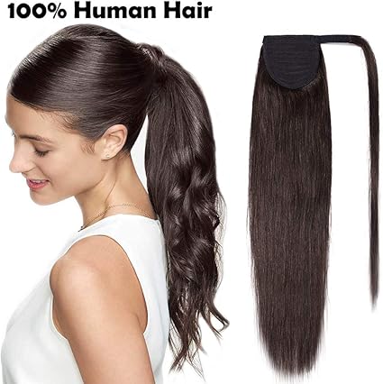 14 inch Ponytail Extensions Real Human 
