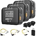 Deity TC-1 Wirless Timecode Box 3 Kit,2.4G Radio,Timecode Accuracy 0.5ppm,Bluetooth 5.0,Max Range 250FT, Support APP Control