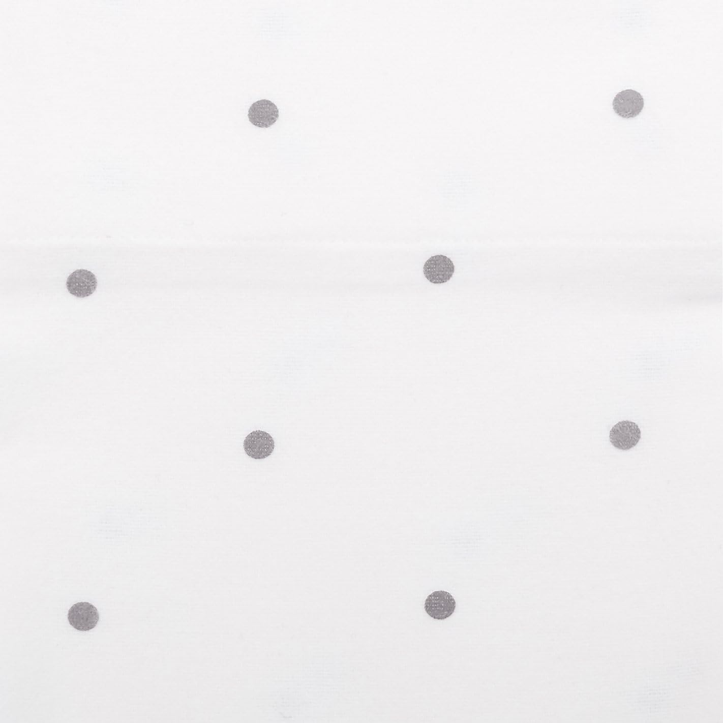 Pinzon 170 Gram Flannel Cotton Bed Sheet Set, Queen, Grey Dot: Home & Kitchen